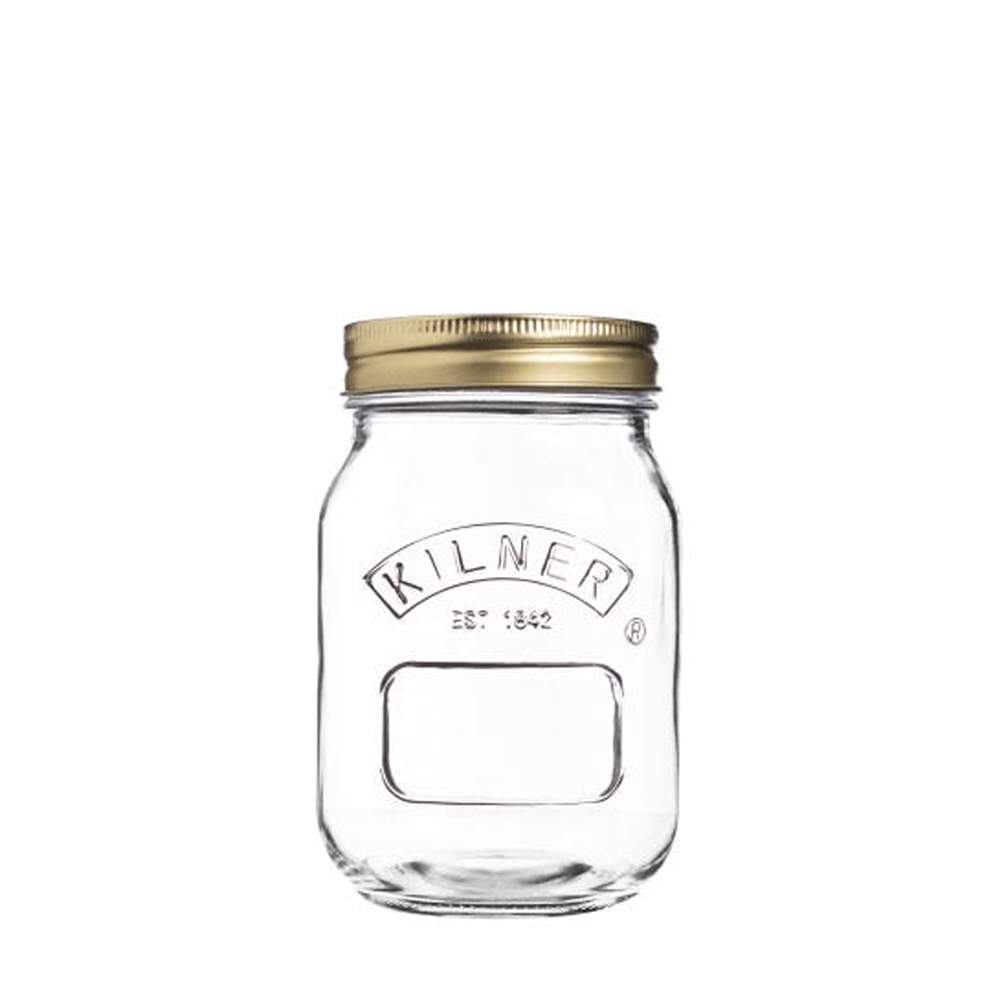 Tarro de conserva de vidrio KILNER Preserve jar con tapa de rosca - 0,5 l