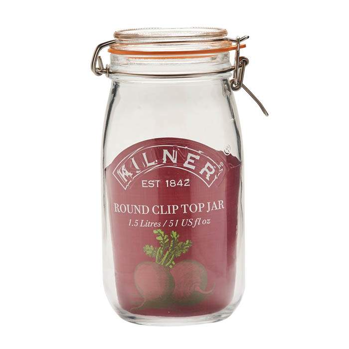 Tarros de cristal apilables con cierre hermético 900 ml (3) - Kilner