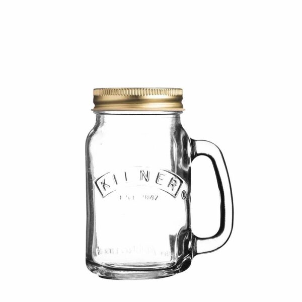 taza vidrio Kilner tapa 400 ml