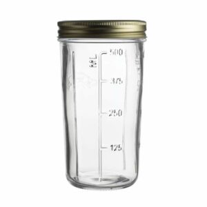 Tarro de conserva de vidrio KILNER "Boca ancha" con tapa de rosca - 0,5 l - Imagen 3