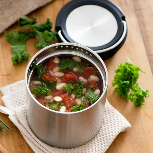 Fiambrera térmica KLEAN KANTEEN TKCanister 946 ml 32 oz de acero inoxidable - insulated - lentejas