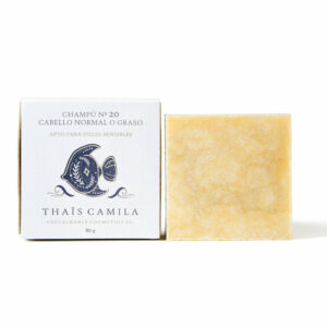 Xampú sòlid Thaïs Camila número 20 per a cabells normals o grassos. Amb base de Sodium Cocoyl Glutamate (SCG) - presentació