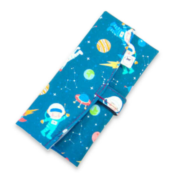Porta entrepà reutilitzable de tela Tami·Neko espacial