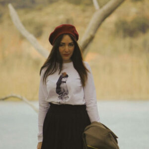 Samarreta unisex de mànega llarga TINA Y TONA Tu mente. 100% cotó orgànic GOTS. Serigrafiada. Model.