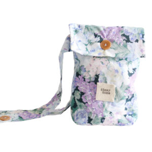 Reynonera zero waste TINA Y TONA Semilla disseny amb flors. Cotó. Fet a mà.